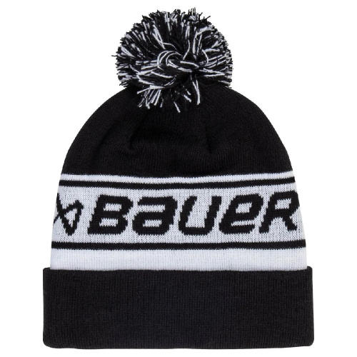 Шапка BAUER TEAM RIBBED POM SR (BLK)