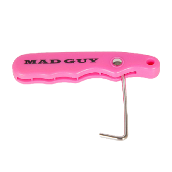 Крючок для развязывания шнурков MAD GUY розовый