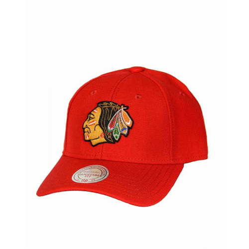 Бейсболка MITCHELL&NESS /LOW PRO SNAPBACK/ (Chicago Black Hawks , ADJ, RED)